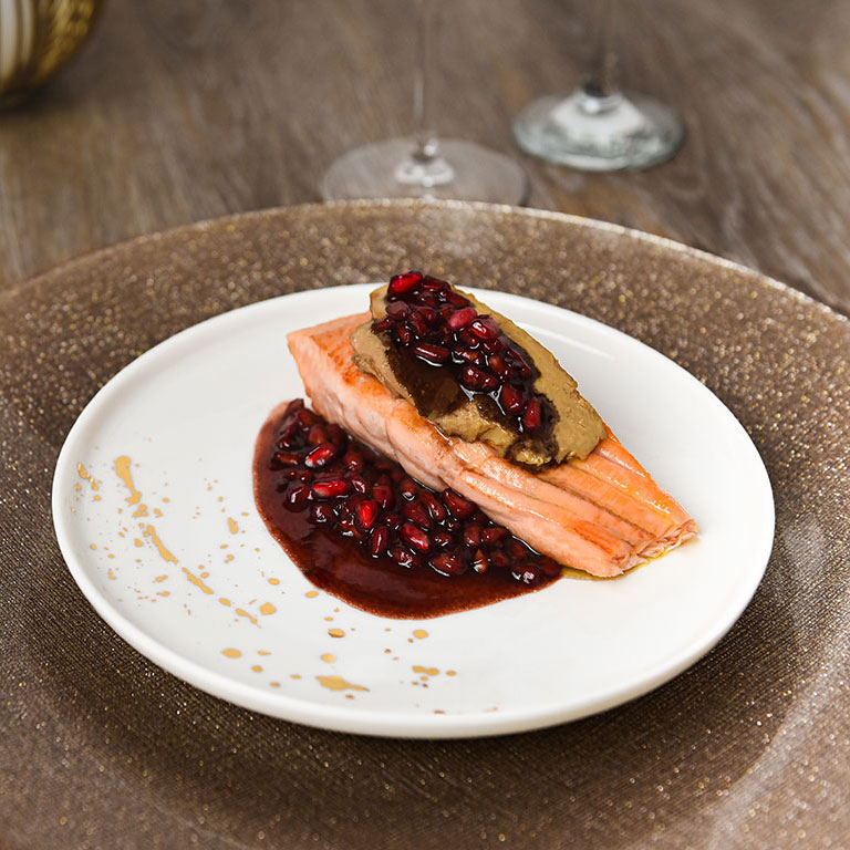 Saumon au foie gras