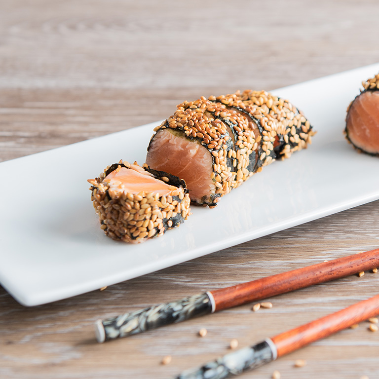 Roulé de saumon écossais Label Rouge au nori