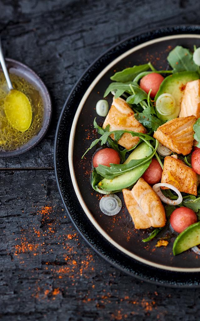 Salade de saumon