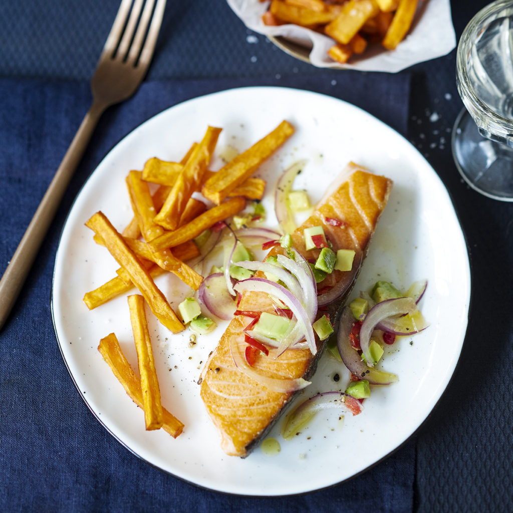 patate douces avocat